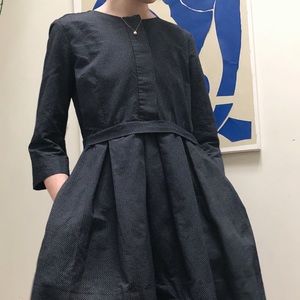 Midnight Blue Dot Dress